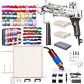 Kit de démarrage 2024 pour tapis avec cadre et tondeuse à moquette – Pistolet à touffetage pour tapis avec cadre de touffetag