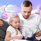 Azyh Kids Handheld Games Pro Upgraded Flashing Light Push Game Console view 4