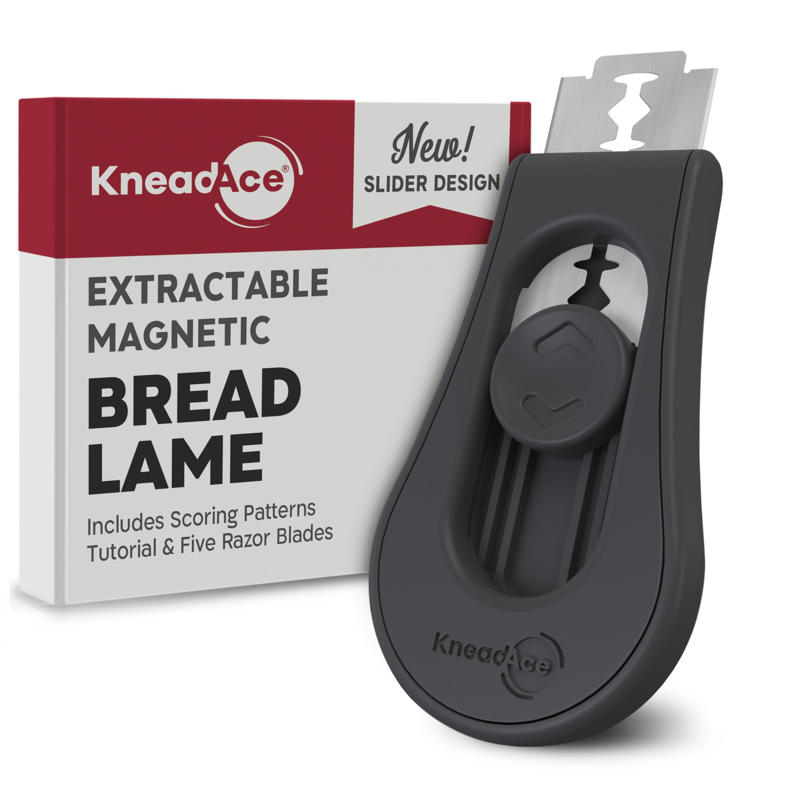 KneadAce Upgraded Magnetic Bread Lame, Professional