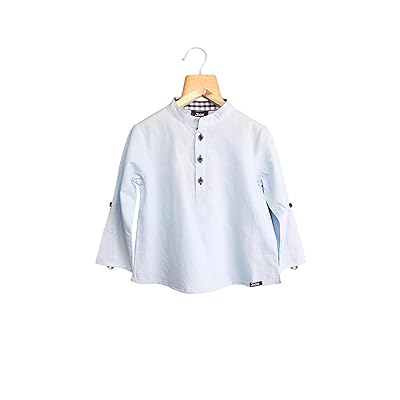 Buy Jooni Boys Blue Cotton Collarless Shirt at Ubuy Uganda