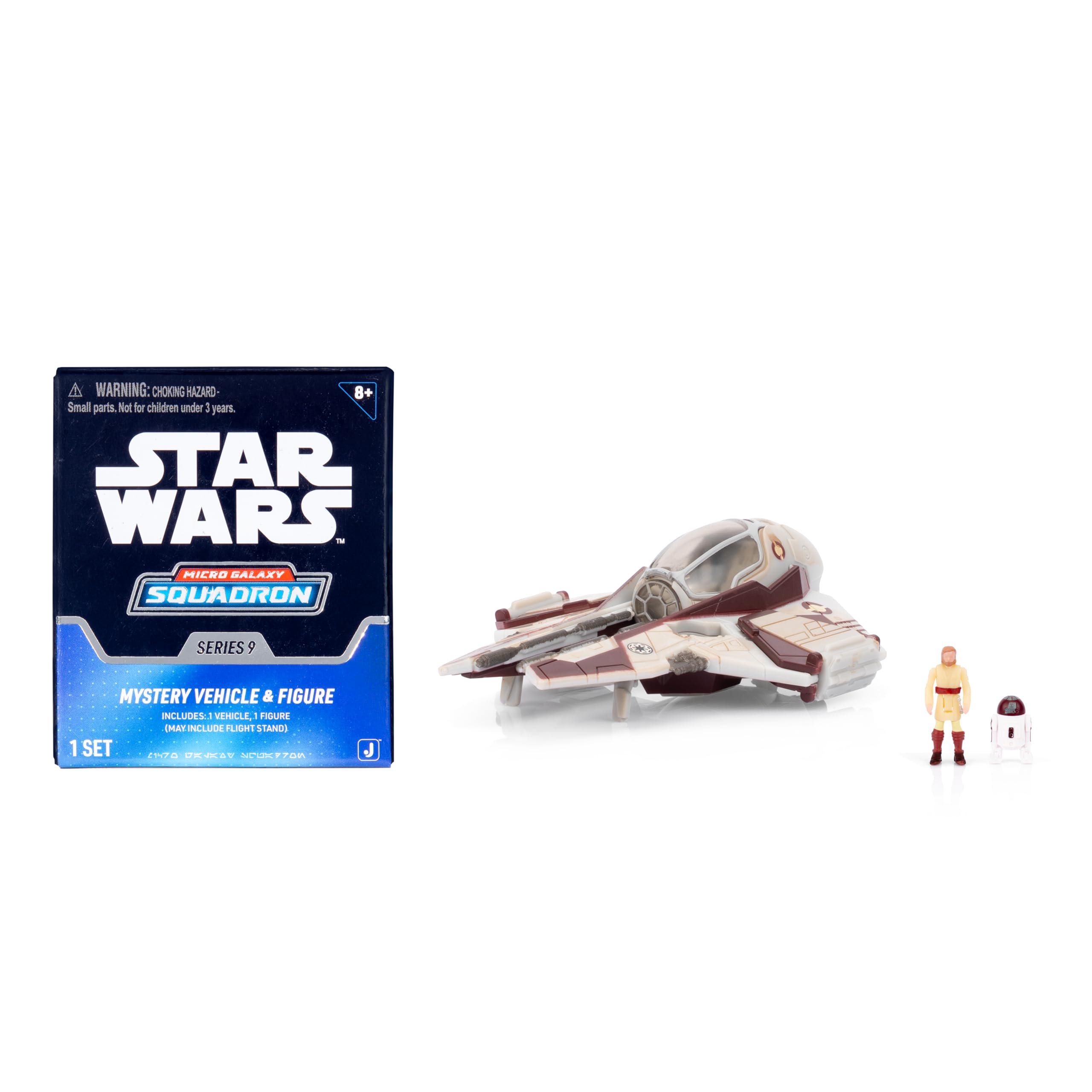 Photo 1 of Star Wars Micro Galaxy Squadron Jedi Interceptor Mystery Bundle - 3-Inch and 2.5-Inch Vehicles with Accessories (Amazon Exclusive)