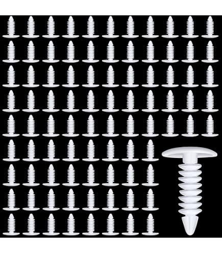30 Rivets Plastique Pour Aile Voiture | 9x18x16mm | Fixation Rapide Pare-chocs Et Portières