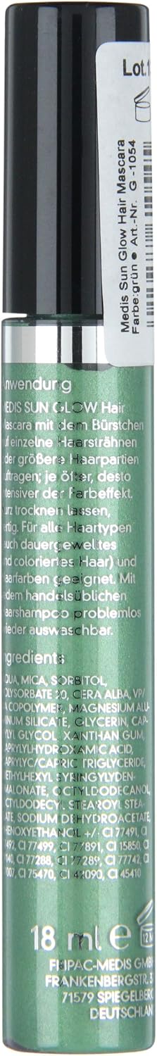 Medis Sun Glow Hair Mascara, Green - Image 3
