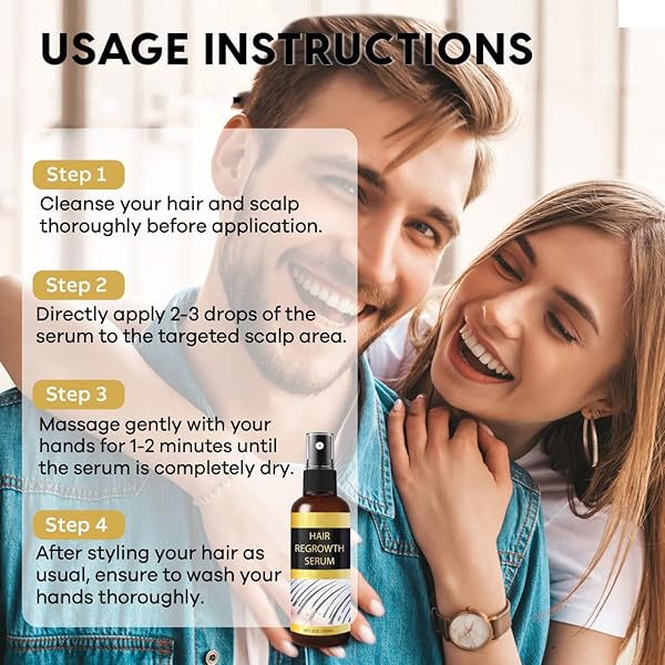 HAIR GROWTH OIL SPRAY: HAIR GROWTH SERUM SPRAY WITH ROSEMARY BIOTIN FOR HAIR LOSS AND THINNING-HAIR REGROWTH THICKENING FOR WOMEN MEN 2 FL OZ