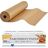 SMARTAKE Parchment Paper Roll for Baking, 13 in x 278 ft, 300 sq.ft, Non-Stick Baking Paper Sheets with Slide Cutter, Heavy D