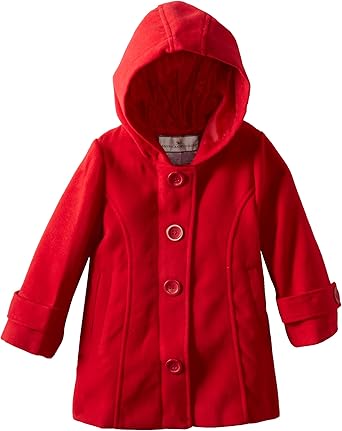 girls red school coat