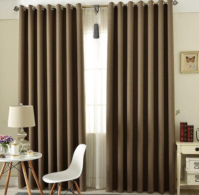 Cortinas modernas de cortinas gruesas de algodón y lino productos