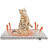Self Heating Cat Pad Self Warming Cat Bed 22" x 17" Thermal Mat Extra Warm Pet Mat for Outdoor and Indoor Large Kittens Small Puppy Pets