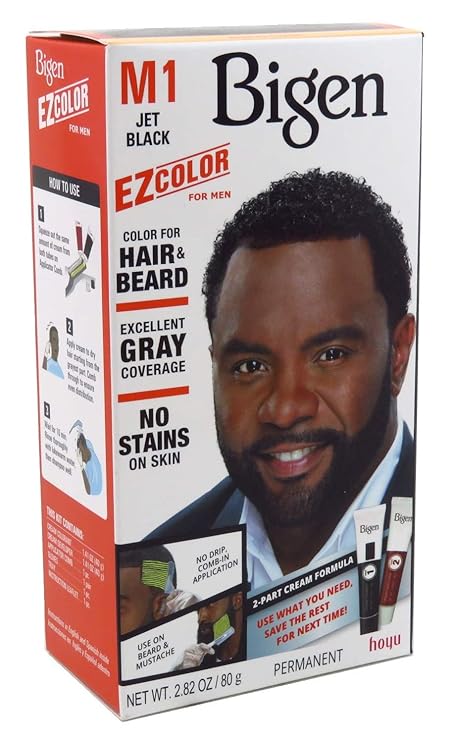 Amazon Com Bigen Ez Color Hair Color For Men Darkest Brown Kit