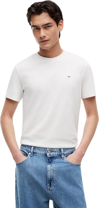 Homme TJM Xslim 2pack Jersey Tee Ext Dm0dm20687, Multi (Ecru/Ecru), 4XL — photo 5 sur 6