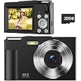 Digital Camera for Kids: FHD 1080P Camera - Video Cameras for Teens - 16X Zoom Shoot Camera for Girls and Boys - Compact Camera with 32GB TF Card for Photography - Mini Camera for Vlogging Black