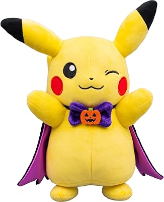Pokémon Pikachu Plush with Spooky Cape - 20cm Plush with Unique Accessory