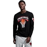 Game 7 NBA Mens Game 7 X NBA Officially Licensed Men's Graphic Long Sleeve Lightweight Crew Neck Cotton T-Shirt