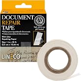 Lineco Archival Document Repair Tape, 1 Inch x 35 Feet, Pack of 1 | Acid-Free, Translucent, for Repairing Paper, Maps, Ephemera, Photos, Print and Artwork