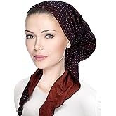 Pretied Head Scarf for Women Lightweight Pretied Bandana Tichel Head Scarves for Women Headwrap, Jewish Head Coverings