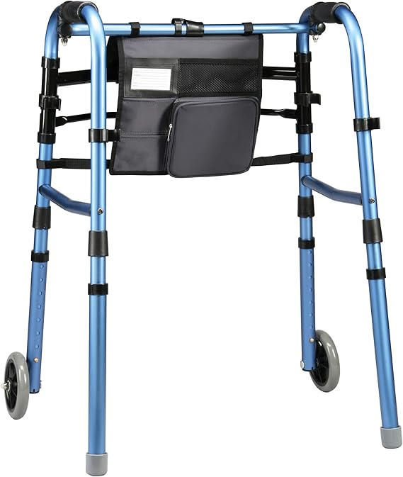 Carex Folding Explorer Walker for Seniors Adult Walker