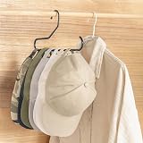 Mkono Hat Organizer Metal Baseball Cap Holder Closet Rack Set of 2 Holds 20 view 3