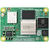 Waveshare CM5 Series, Comes with Ofiicial CM5108000, Antenna and Heatsink | Compatible with Raspberry Pi Compute Module 5, with Wireless / 8GB RAM / 0GB eMMC FLASH, High speed, large RAM, low power