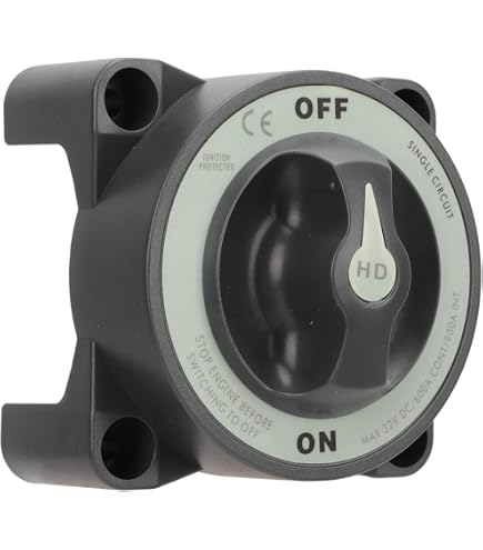 Nilight 1 2 Both Off Battery Switch, 12V 48V Battery Disconnect Master - View #10