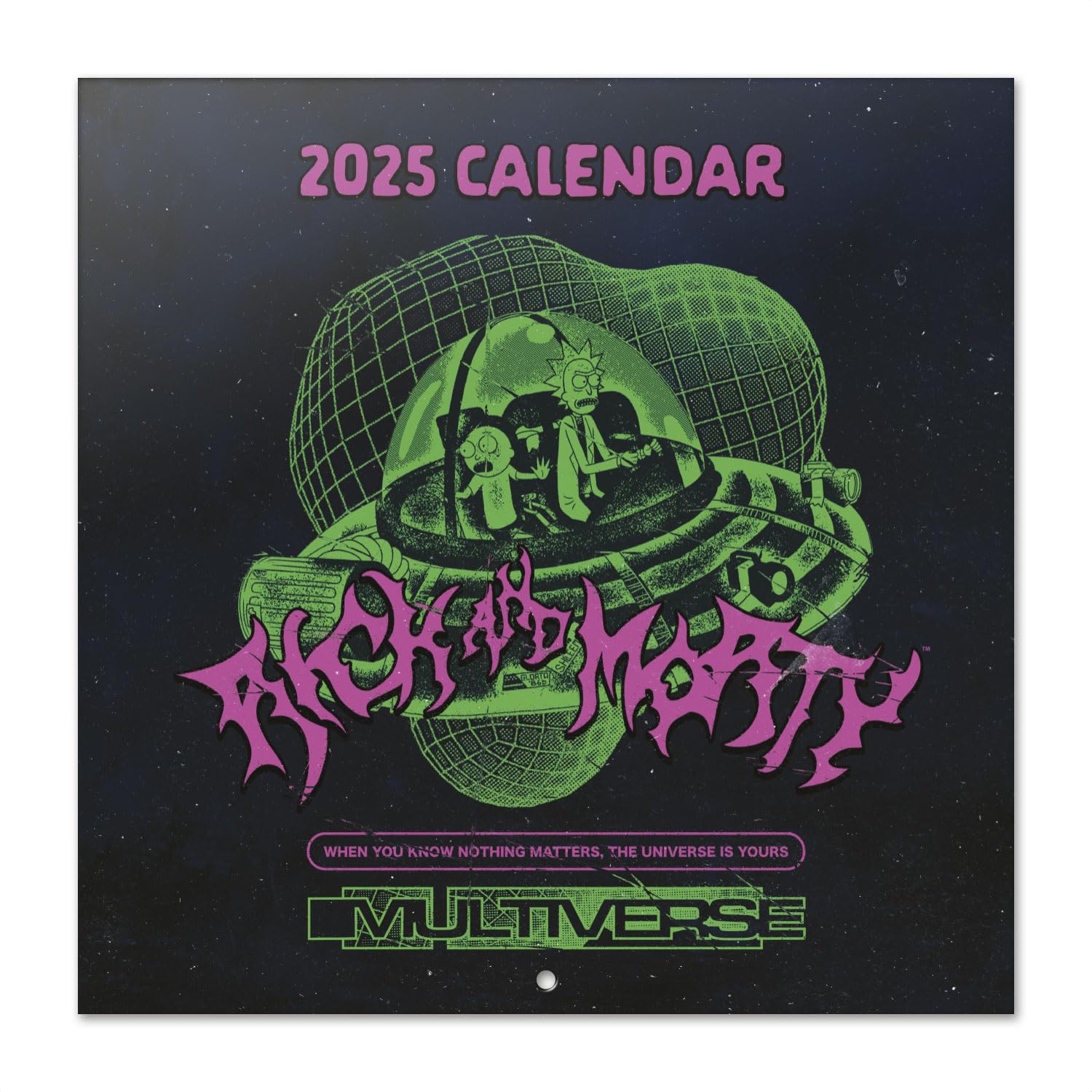 Grupo Erik Wall Calendar 2025 - Rick And Morty | 12" x 12" Square Calendar 2025, Wall Planner 2025, Family Planner Calendar 2025 | Rick And Morty Calendar 2025, Rick And Morty Gifts