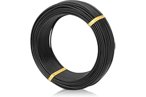 Black-2.0-Anodized Aluminum Bonsai training wire 250g Large Roll,Many Size to Choose,KSVZS Bendable Metal Wire for Crafts,Sculpting,Armature and Daily Use,Necessities for family
