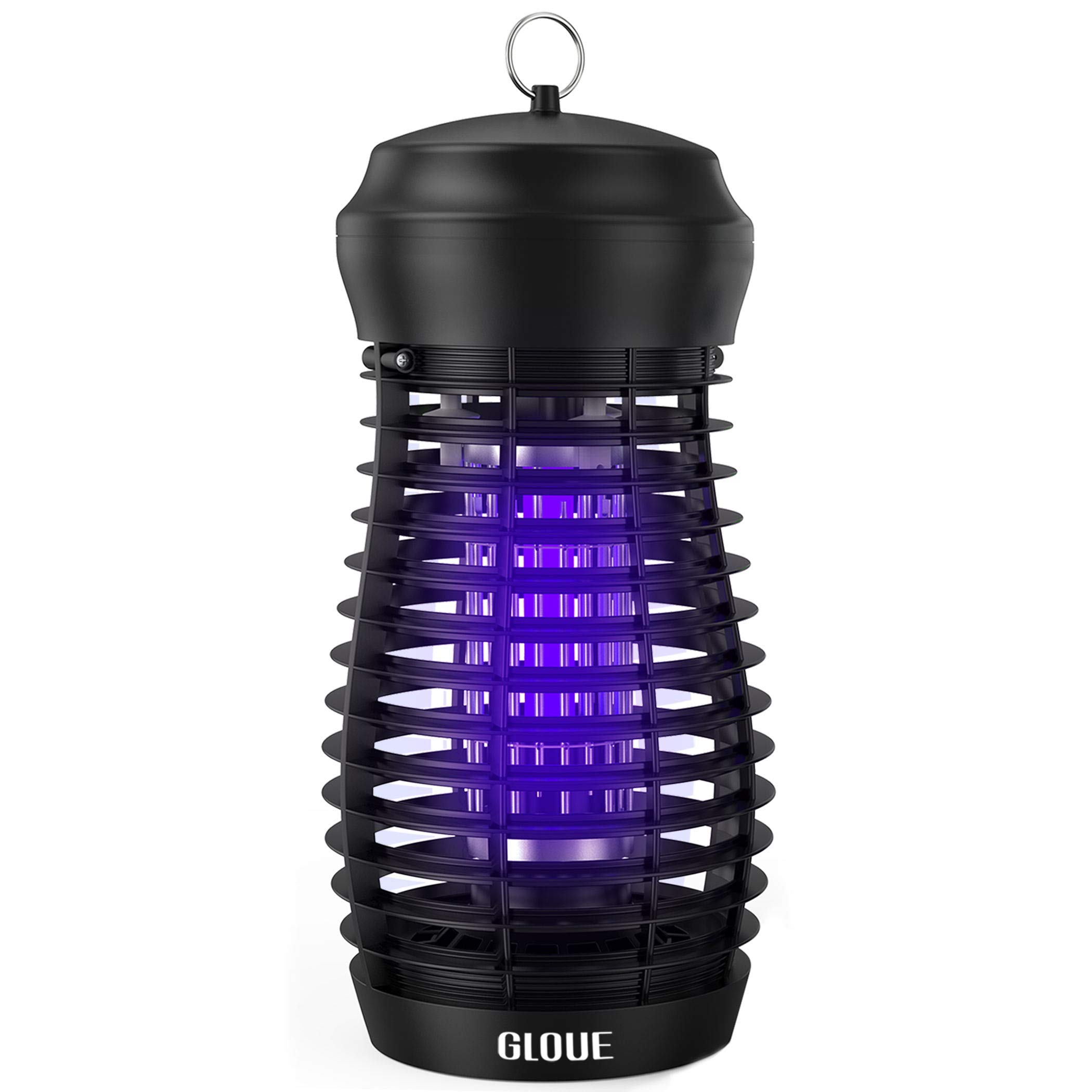 GLOUE Bug Zapper for Outdoor - 5FT Power Cable High Powered Waterproof Electric Mosquitoes Zapper Killer, Insect & Fly Trap , Light Bulb Lamp for Backyard, Garden, Patio, Home