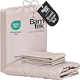 Bamtek - Duvet Cover Set - 100% Viscose Derived from Bamboo Duvet Cover King Size, 3 PC Luxury Cooling Duvet Cover for Hot Sleepers, Buttery Soft Comforter Cover & 2 PC King Pillowcases, Blush