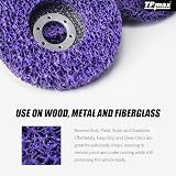 TPmax 115mm Strip Discs 4.5 inch 10 Pack Purple for Angle Grinders view 5