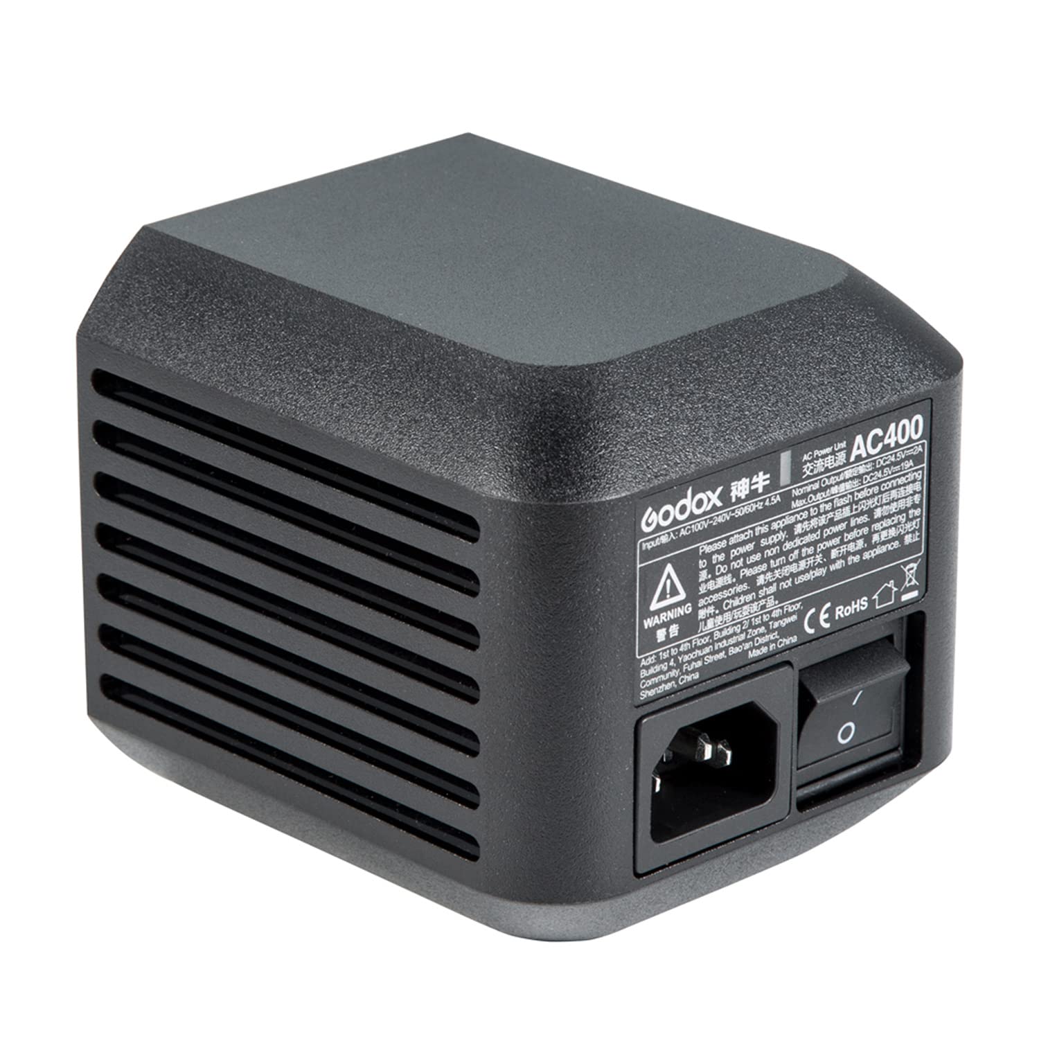 GODOX AC400 AC Power Unit, AC Power Unit Source Adapter for Godox AD400Pro All-in-One Outdoor Flash Strobe