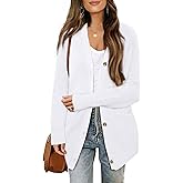 Allegra K Cardigan Sweaters for Women 2025 Fall Fashion Open Front Button Down Pockets Knit Sweater Casual Long Cardigans