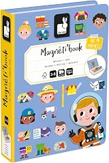 Janod Magnéti'Book Occupations Magnetic Educational Game 48 Magnets 16 Cards view 3