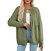 Dokotoo Cardigan Sweaters for Women 2025 Fall Outfits Long Sleeve Crochet Knit Sweaters