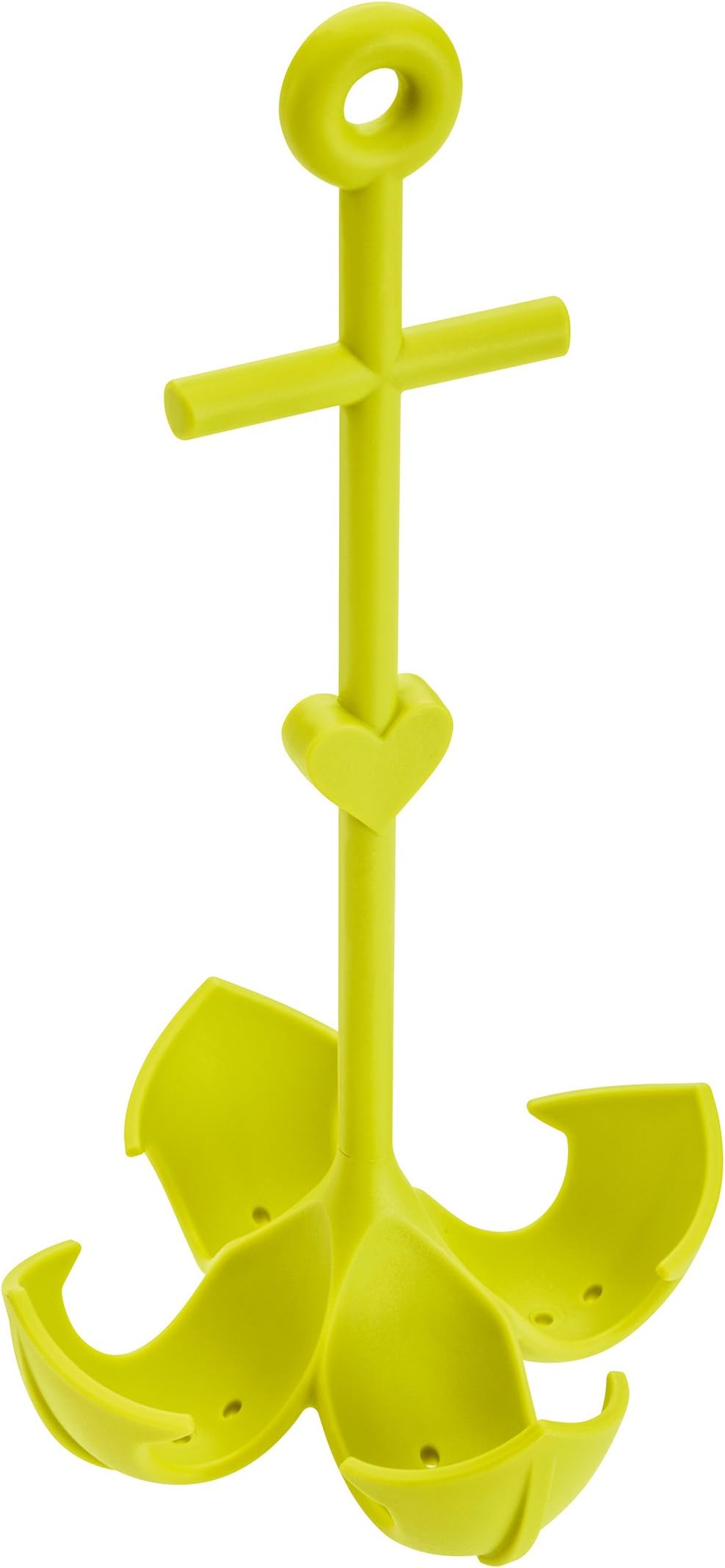 koziol egg cooker Aloha, thermoplastic, mustard green, 12.3 x 12.3 x 24.6 cm