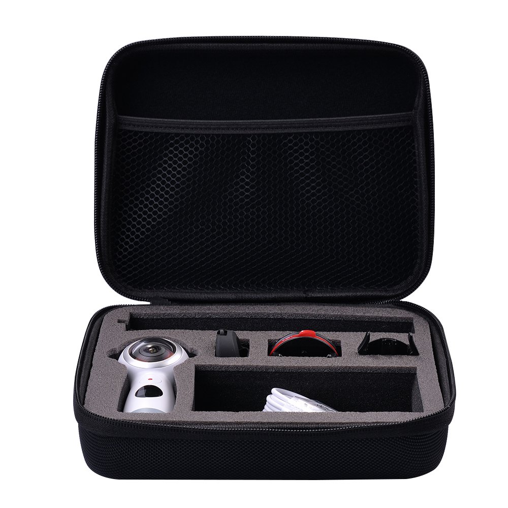 HOLACA Protective Case for Samsung Gear 360 (2017 Edition) Spherical Cam 360 degree 4K Camera SM-C210