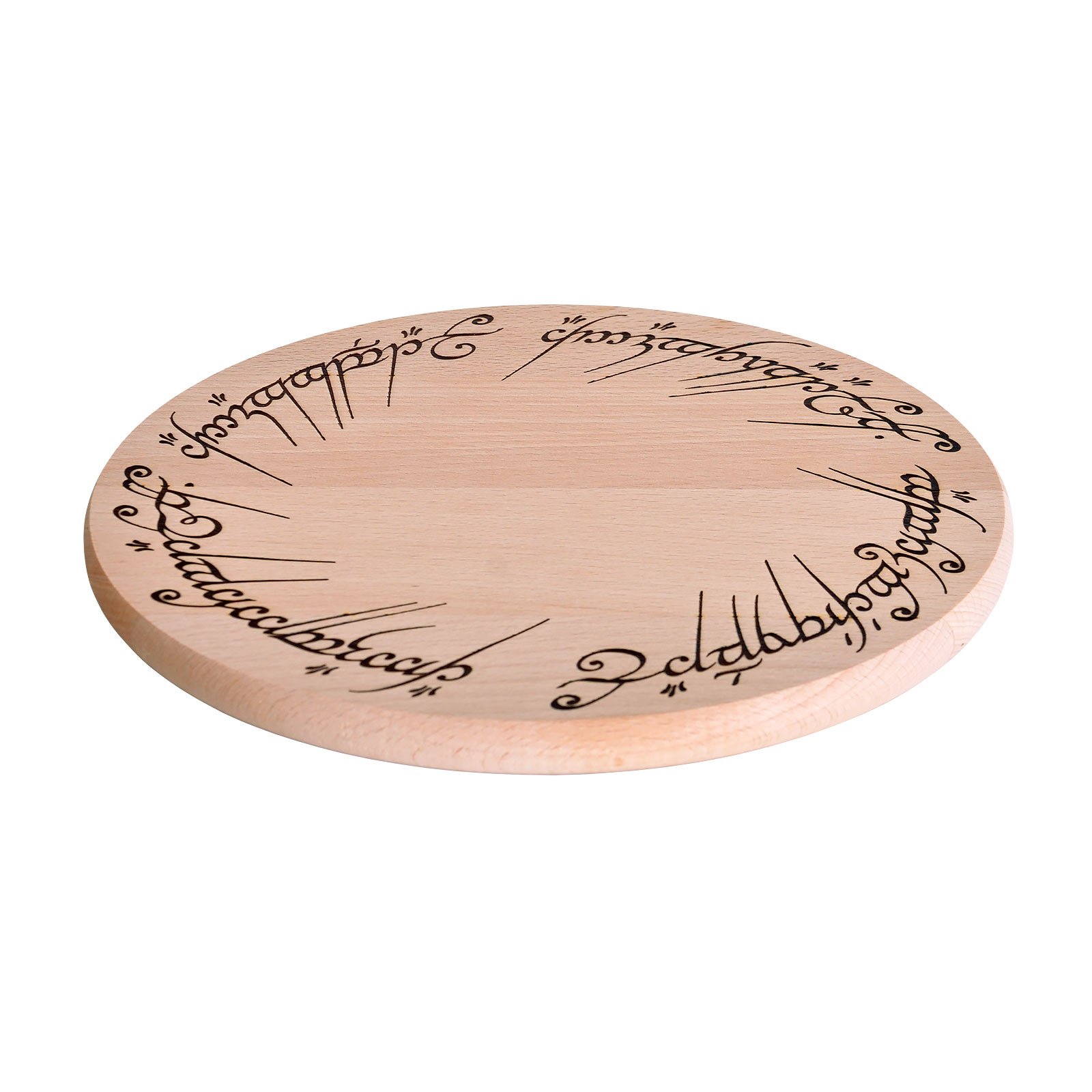 Herr der Ringe Cutting Board Beech Wood, Multicolour, 227 x 14 mm, The One Ring by Elbenwald Nature