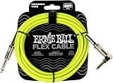 Ernie Ball Flex Instrument Cable Straight/Angle 10ft Green