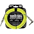 Ernie Ball Flex Instrument Cable Straight/Angle 10ft - Green (P06465)