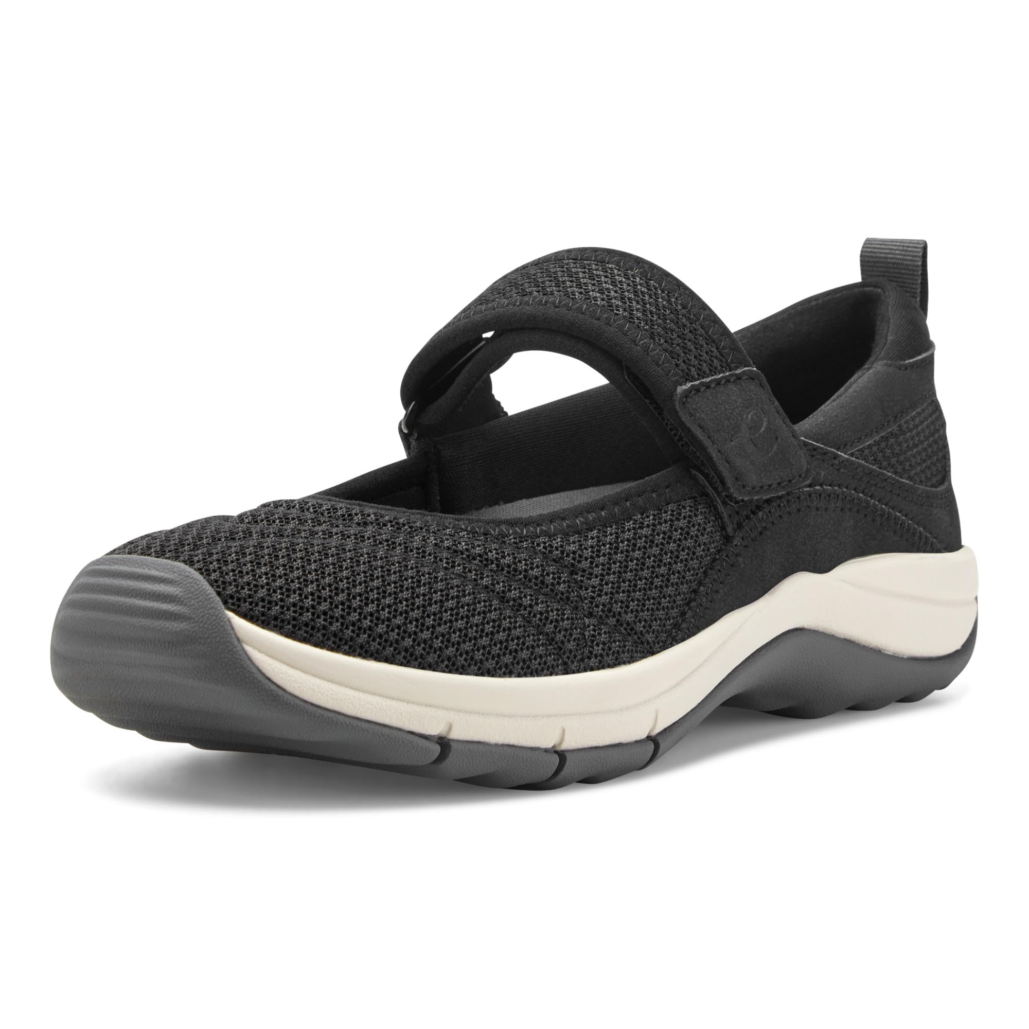 Easy Spirit Women’s Brandie2 Casual Walking Shoe, Black 001, 7M