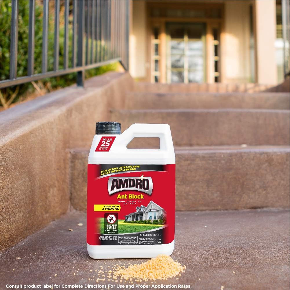 CENTRAL GARDEN BRANDS 100099216 Ant Block Granule, 24 Ounces : Amdro Ant Bait : Garden & Outdoor