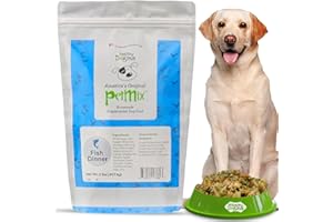 Healthy Dogma - PetMix Dehydrated Dog Food – Fish Dinner with Wild-Caught Alaskan Salmon & Whitefish – Gluten-Free, Skin & Coat Support, Clean Ingredient Dog Food – No Preservatives, (2 lbs)
