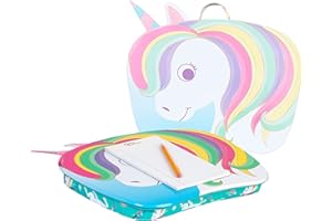 LAPGEAR Lap Pets Lap Desk for Lil’ Kids - Unicorn - Fits up to 11.6 Inch Laptops - Style No. 46747