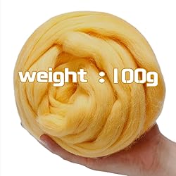 3.53oz Wool Roving Yarn, Wool Felting