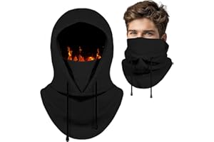 Jelbolin Balaclava Ski Mask Winter: Windproof Face Cover for Men Women Skiing Snowboarding Fleece Warm Protection