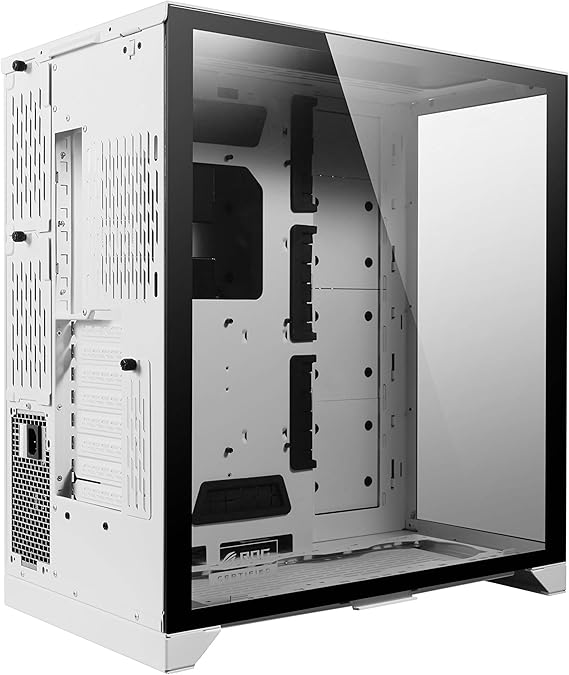 Lian Li O11 Dynamic Xl Rog Certified White Atx Full Tower Gaming Computer Case O11d Xl W Computers Accessories Amazon Com