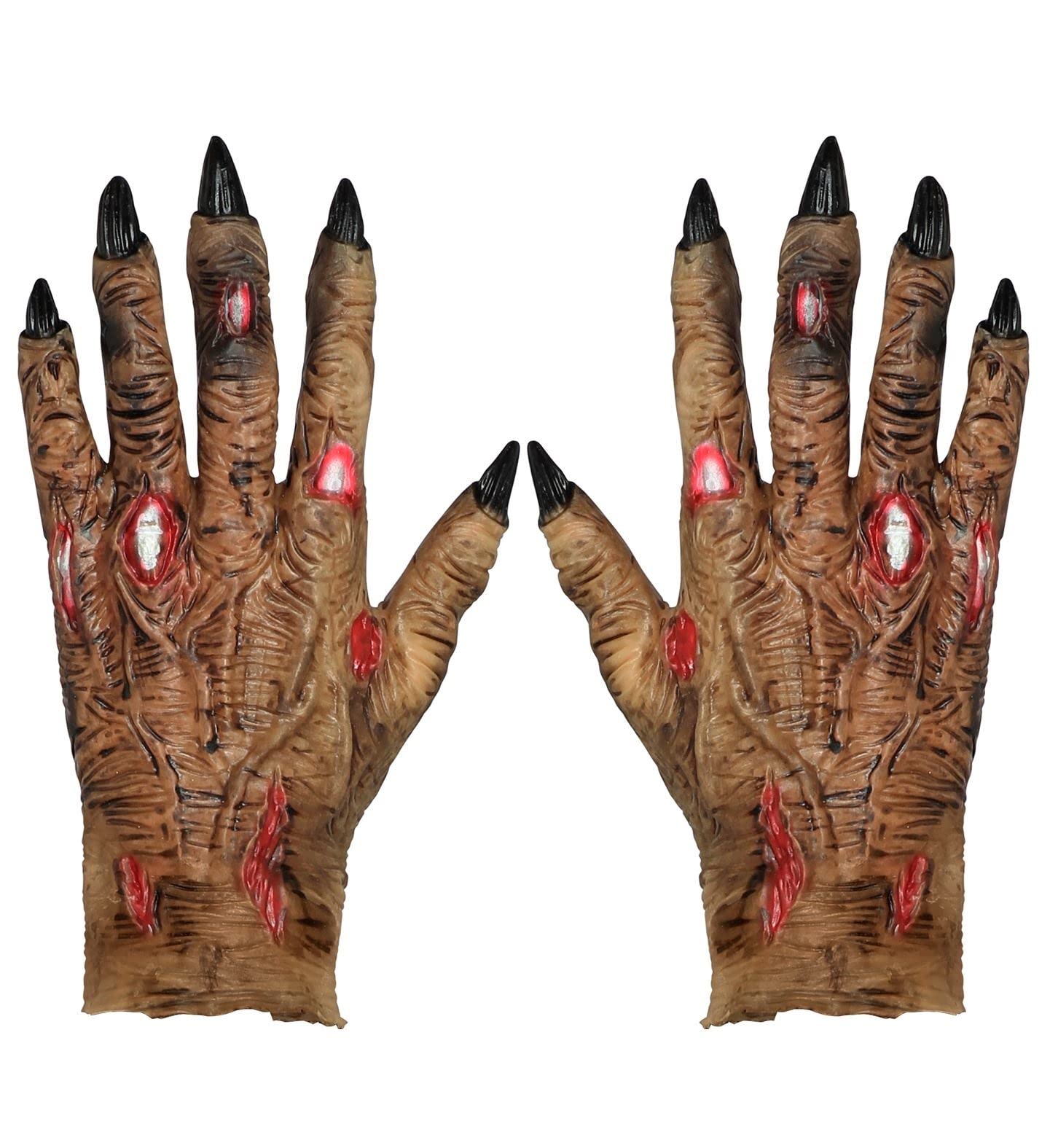 W WIDMANN MILANO Party Fashion 00215 Zombie Gloves Latex Costume Accessory Halloween Carnival Theme Party