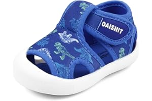OAISNIT Baby Girls Boys Sandals Summer Sneakers Non-Slip Lightweight Beach Water Shoes Toddler First Walkers
