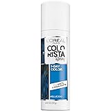 L'Oreal Paris Colorista 1-Day Washable Temporary Hair Color Spray, Blue, 2 Ounces