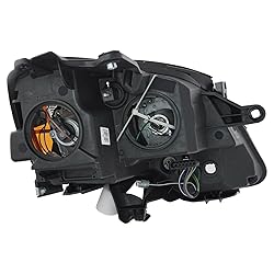 TRQ 2 Piece Headlight Assembly Set Halogen Driver
