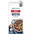 Amazon Grocery, Beef Broth, 32 Oz (Previously Amazon Fresh, Packaging May Vary)