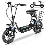 Caroma Electric Scooter with Seat, 500W/819W/870W